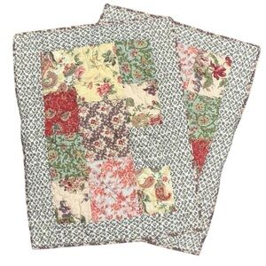 Pottery Barn Patchwork Standard Pillow Shams Set of 2